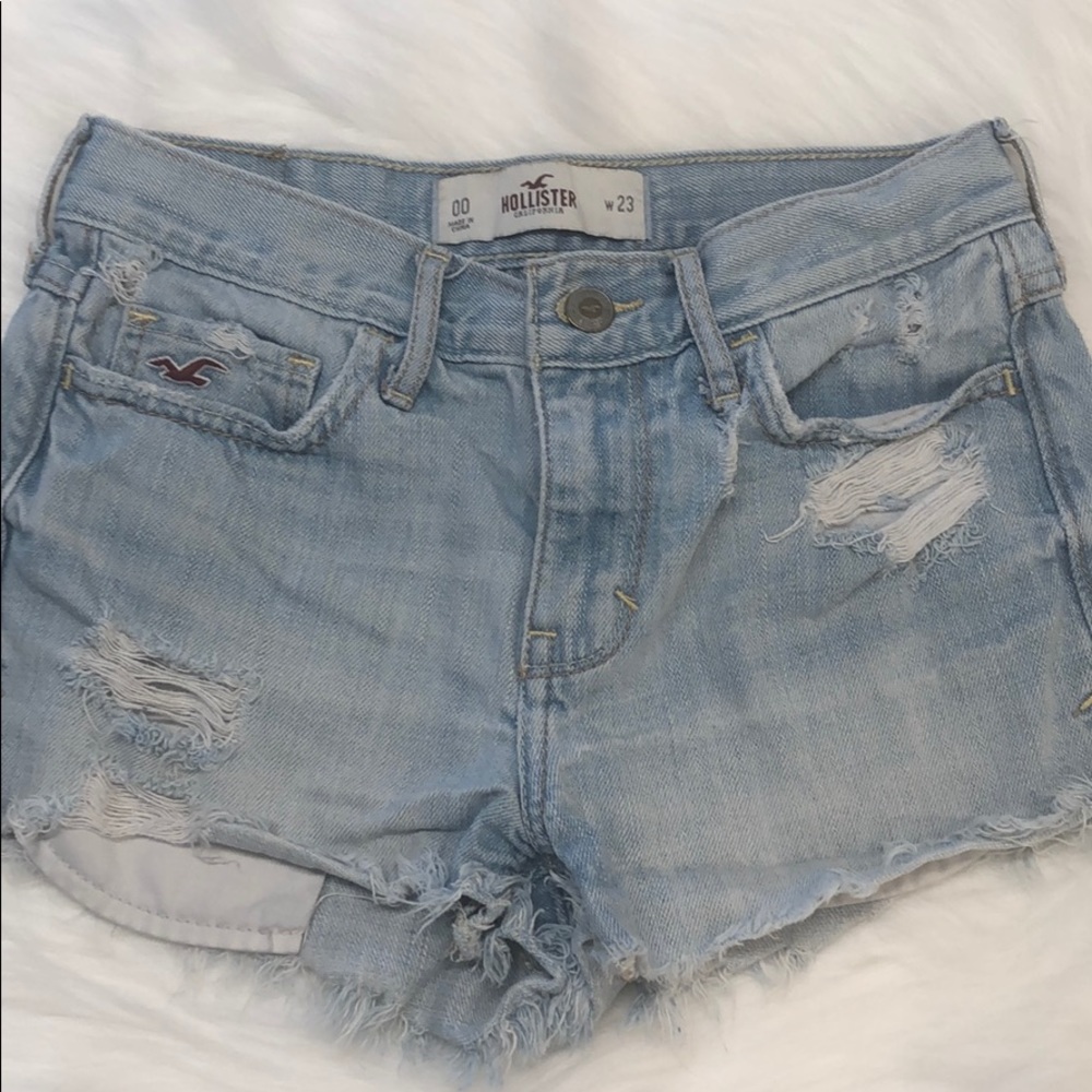 Hollister Co. Distressed Denim Shorts
